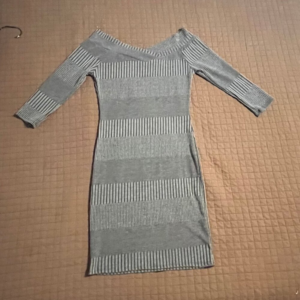 Off the Shoulder Sweater Dress